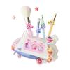 CLUB [Teenieping Edition] Makeup Brush Set (4 Brushes + Spaceship Brush Holder)