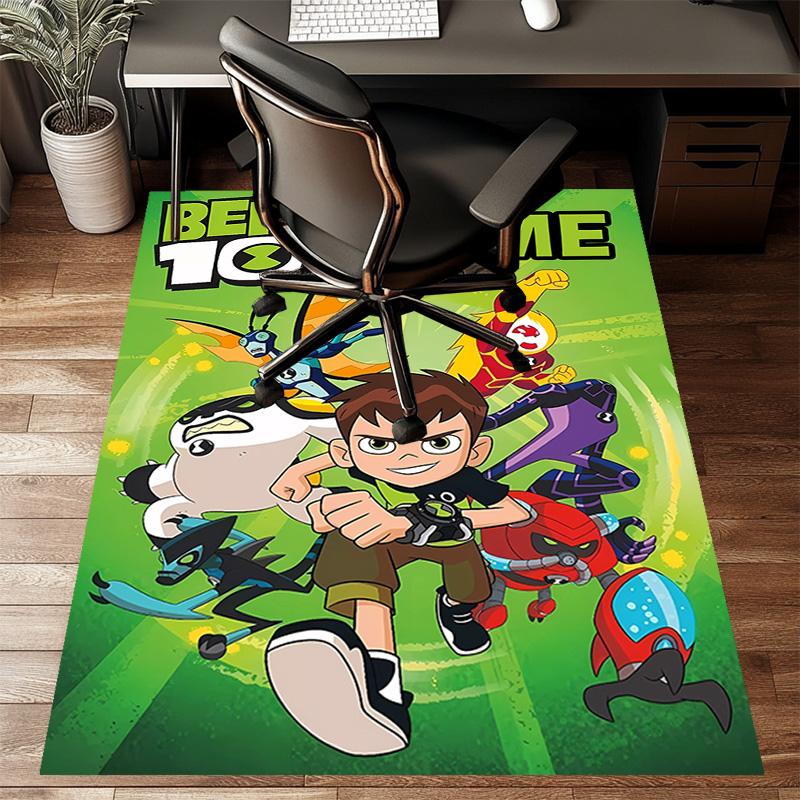 Custom Ben Mat Personalized Name, Polyester Washable Indoor Entryway Rug, Gift for Christmas, Easter, Thanksgiving Day