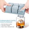 Large Silicone Ice Cube Tray 3Pack - SAWNZC Big Square Ice Cube Molds