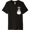 Silver Labrador Retriever In Pocket Silver Lab Premium T-Shirt