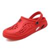 Extra Large Size 4849 Solid Color Hole Shoes Men's Summer Bag Head Cool Slippers Couple Casual Sandals Beach Shoes