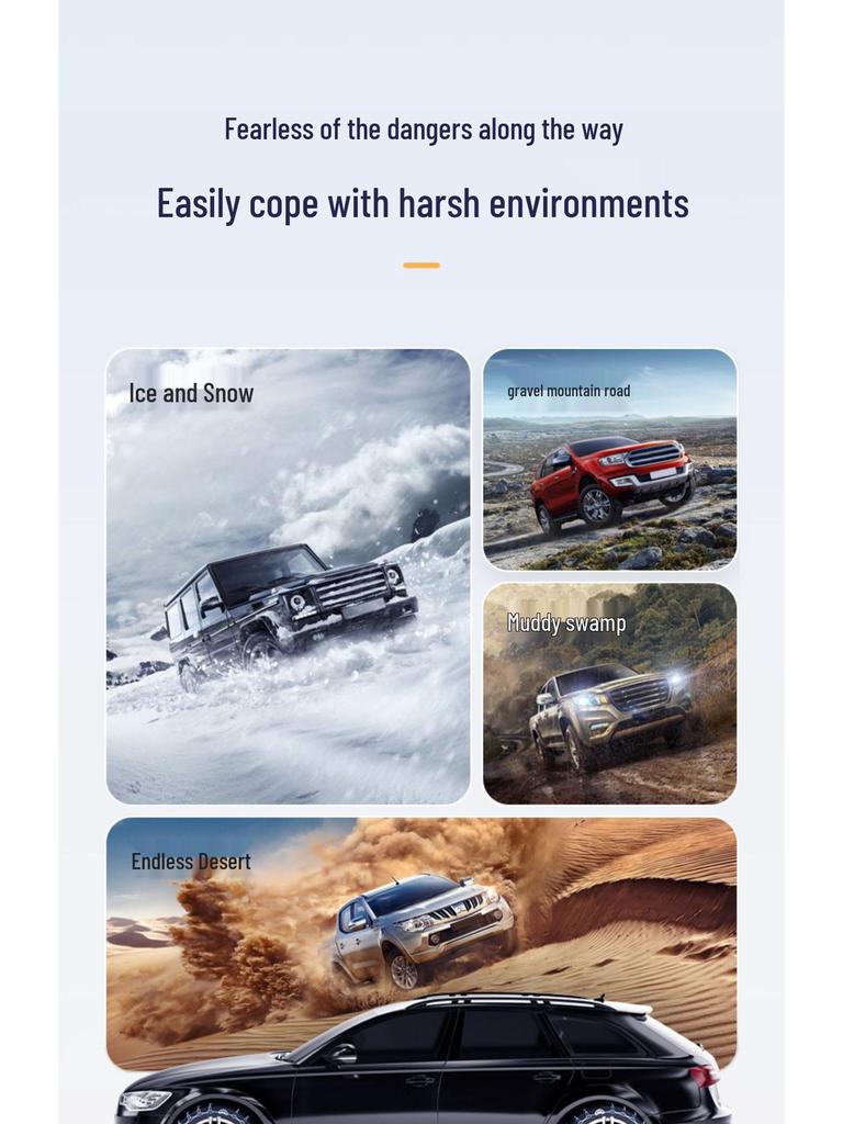 Uniwersalne łańcuchy antypoślizgowe do samochodów osobowych i SUV-ów - Łamiące lód, zapewniające trakcję na śniegu