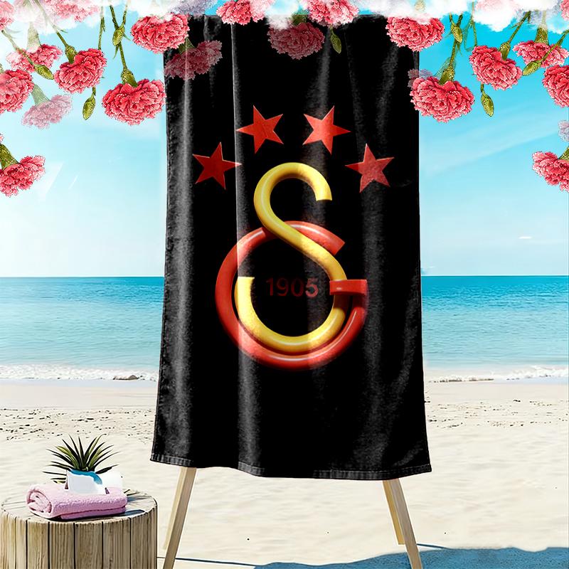 1pz Asciugamano da Spiaggia Galatasaray SK Regalo di Compleanno Ideale per la Famiglia, Un Asciugamano da Spiaggia Vivace Adatto per Attività all'Aperto