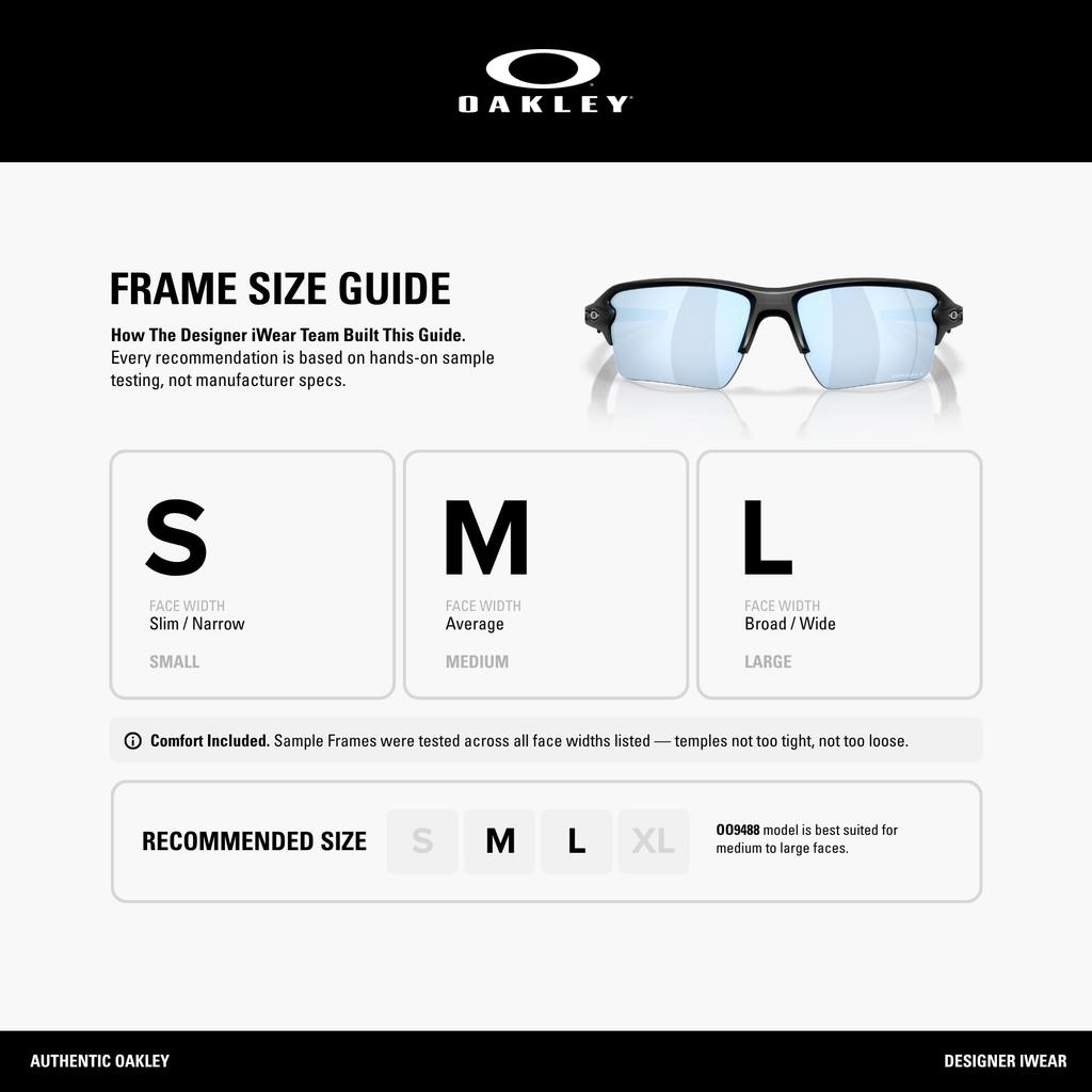 Oakley Sunglasses 0OO9488 FLAK XXL MATTE BLACK PRIZM DEEP WATER POLARIZED 94880563 Polarized [Oakley] 2.0
