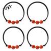Youth Athlete Jewelry 4 Pcs Sports Balls Braided Rope Bracelets Adjustable String Bracelet Simple Daily Wear Bracelet Handmade Woven Cord Team Gifts
