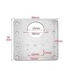 Stainless Steel Furniture Hardware Repair Hinge Plate for Kitchen Doors for Living Room School & Hospital Applications