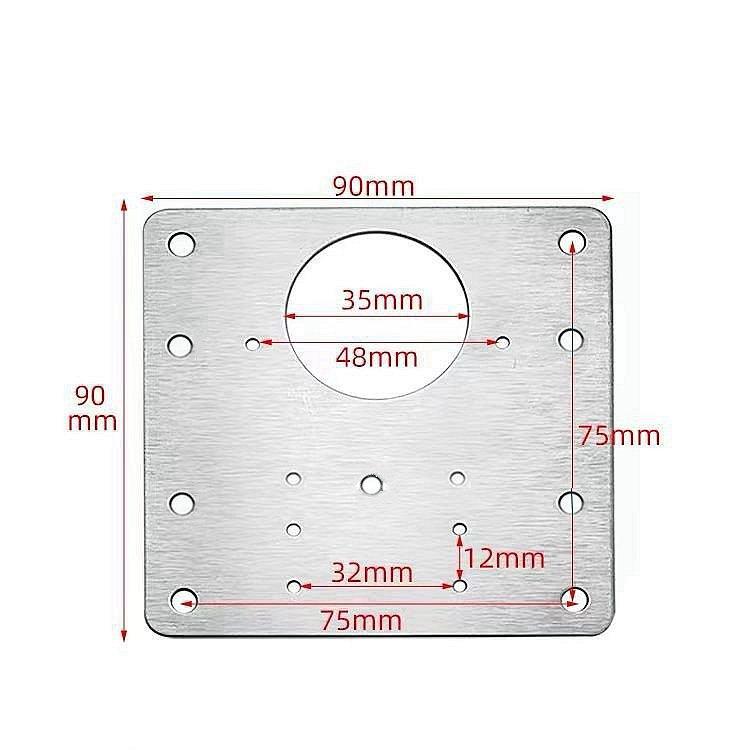 Stainless Steel Furniture Hardware Repair Hinge Plate for Kitchen Doors for Living Room School & Hospital Applications