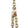 Binder Chain G80 Tie Down Tow Chain with Hooks 3/8"x10.3' 2 Pack 7100 Lbs