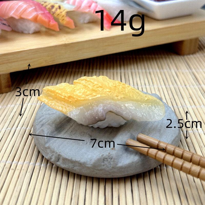 Symulacja 3d Model Sushi Zabawki do gotowania Japońskie jedzenie Sushi z łososiem Kulka ryżowa Symulacja Model jedzenia Rekwizyty wystawowe Brelok Biżuteria