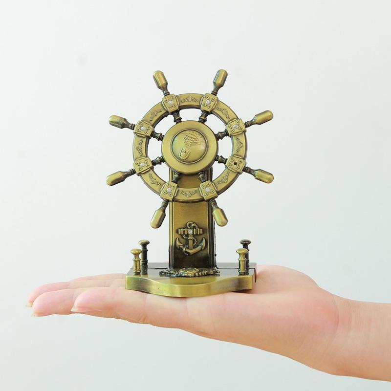 Europäische Kreative Metallhandwerke Schiffssteuerrad Heckruder Wohnzimmer Theke Schreibtisch Heimdekoration
