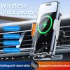 15W Wireless Car Phone Holder with Charger Phone Charging Mobile Holder for IPhone Huawei Samsung Xiaomi