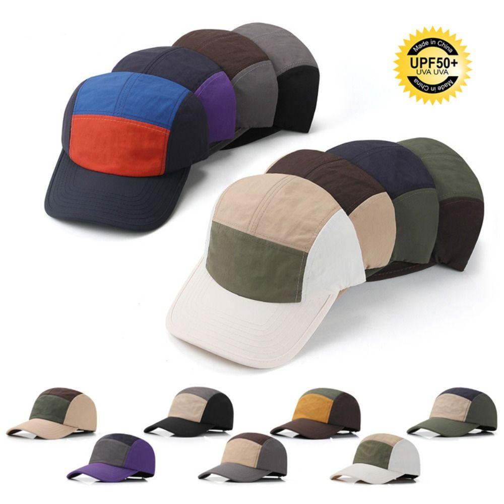 Nylon Baseball Cap 5 Panel Quick-drying Hat Casual UV Protection Cap  Unisex
