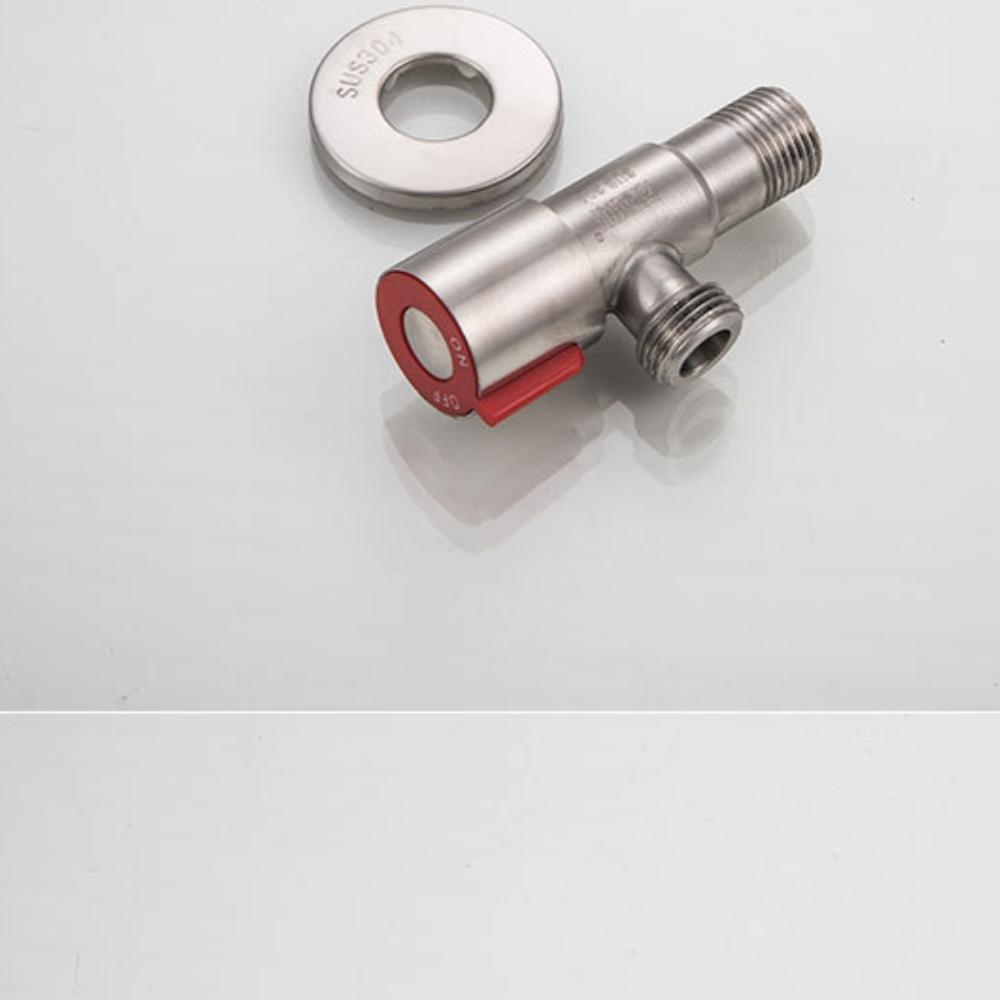 Bathroom Basin Sink Faucets Taps Angle Stop Valve Brass Black Finish G1/2" Shut Off Valve Bathroom Toilet Bidet Shower Water Tap