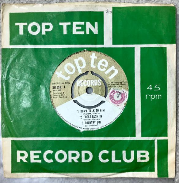 7inch Record UNKNOWN ARTIST - Top Ten TPS508 TOP TEN RECORDS UK Pop Used