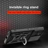 KEYSION Shockproof Armor Case for Motorola MOTO G86 5G Slide Camera Lens Protection Ring Stand Phone Back Cover for MOTO G56 5G