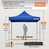 10 X 10 FT Pop Up Canopy Tent, Outdoor Patio Gazebo Tent with Removable Sidewalls and Wheeled Bag, UV Resistant Waterproof Instant Gazebo Shelter for