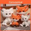 Orange Lagopus Vulpes Plush Toy White Fox Stuffed Doll Animal Decoration Gift
