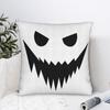Jack O Lantern Faces Halloween Square Pillow Cases Cushion Cover Vintage Zippered Decorative Pillowcase for Sofa 40*40cm