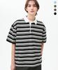 TRILLION Rugby Cotton Collared Oversized Short Sleeve T-Shirt_4Color