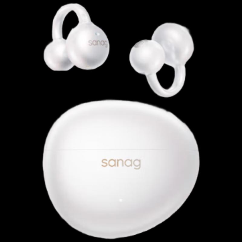 SANAG S7S AI Open-Ear Ear-Clip Bluetooth Sports Headphones