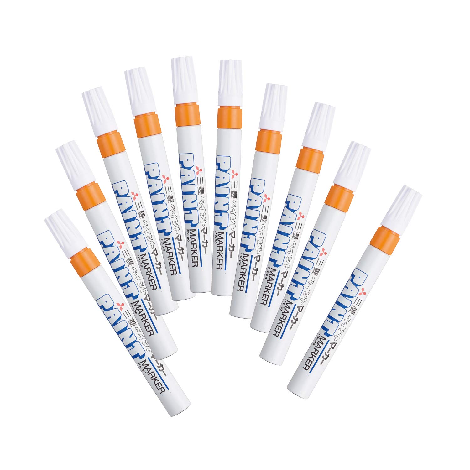 

Mitsubishi Pencil Paint Marker Medium Point Orange 10 pieces PX20.4