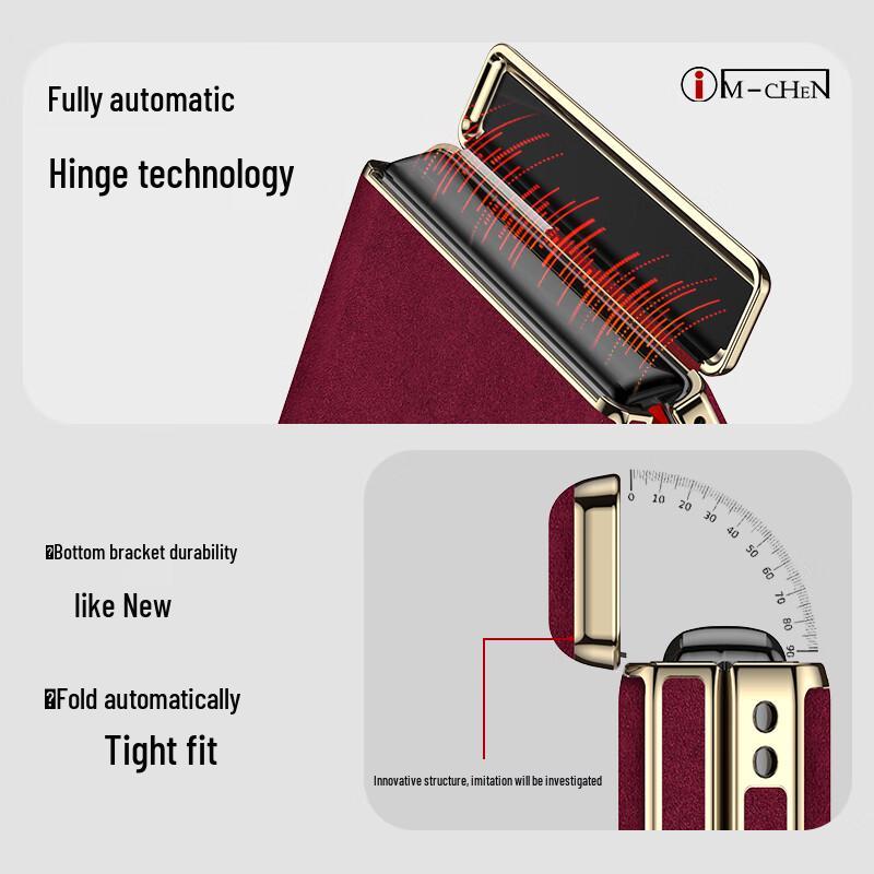 IM-CHEN Italian Alcantara Leather Case for Huawei Pura X