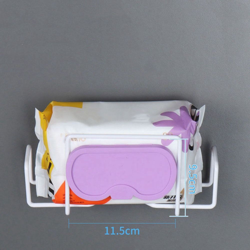 Iron Toilet Tissue Storage Shelf Non Perforated Toilet Paper Holder  for Kitchen