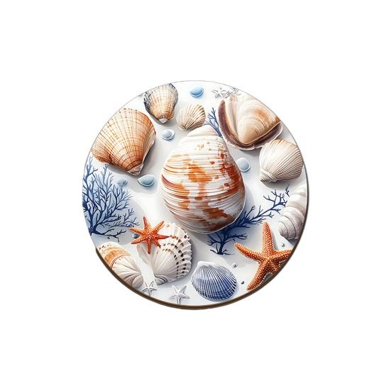 Sea Turtle Coaster Ocean Beach Themed Wood Drink Mat C