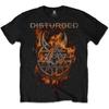 Disturbed T-Shirt Burning Belief Band Official New Black