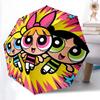 1pc Powerpuff Girls Automatic Opening and Closing Umbrella - Suitable for Various Occasions, Outdoor Activities, Lightweight and Durable Automatic Fol