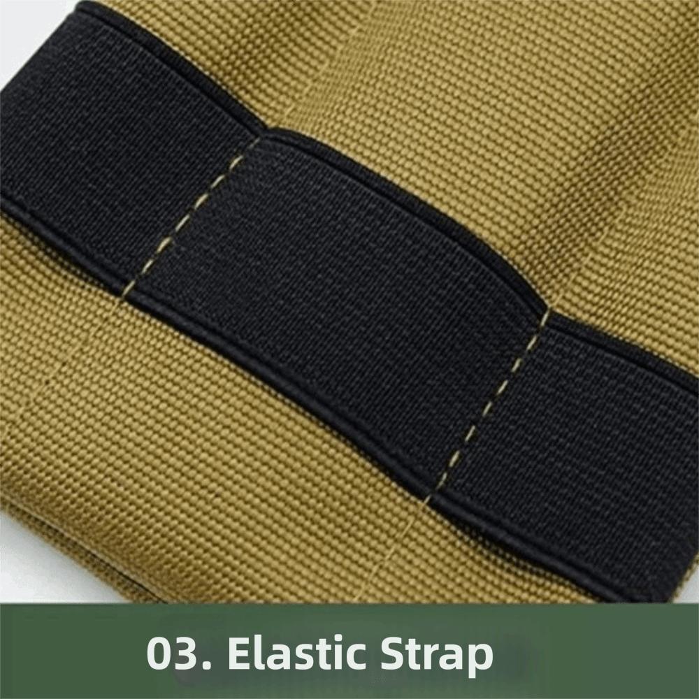 Compact Mini EDC Tool Bag Durable Waterproof Card Key Pouch Stretch Band Shoulder Straps Tool Organizers Bag Outdoor Activities