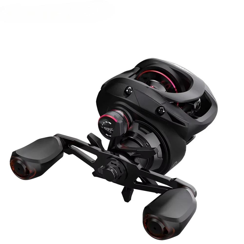 

Portable Spinning Reel Baitcasting Reel Magnetic Braking System 7.2:1 Gear Ratio Waterdrop Wheel 5+1 Ball Bearings 8KG Max Drag Fishing Coil Lure Reel Right Hand