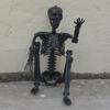 Halloween Skeleton Skeleton Man Black 90cm Standing Hanging Decoration Haunted House Bar Courtyard Decoration