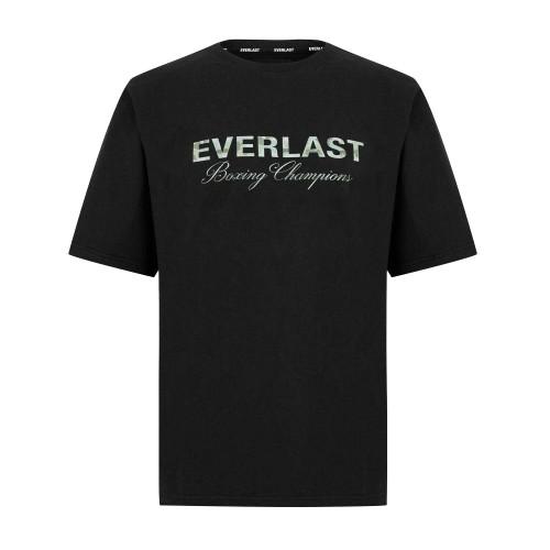 Everlast Mens Camo Logo Relaxed Fit T-Shirt