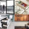 6-1Set Strong Magnetic Cabinet Catches Ultra-Thin Door Magnets Stops Invisible Adhesive Drawer Magnet Catch for Kitchen Closer
