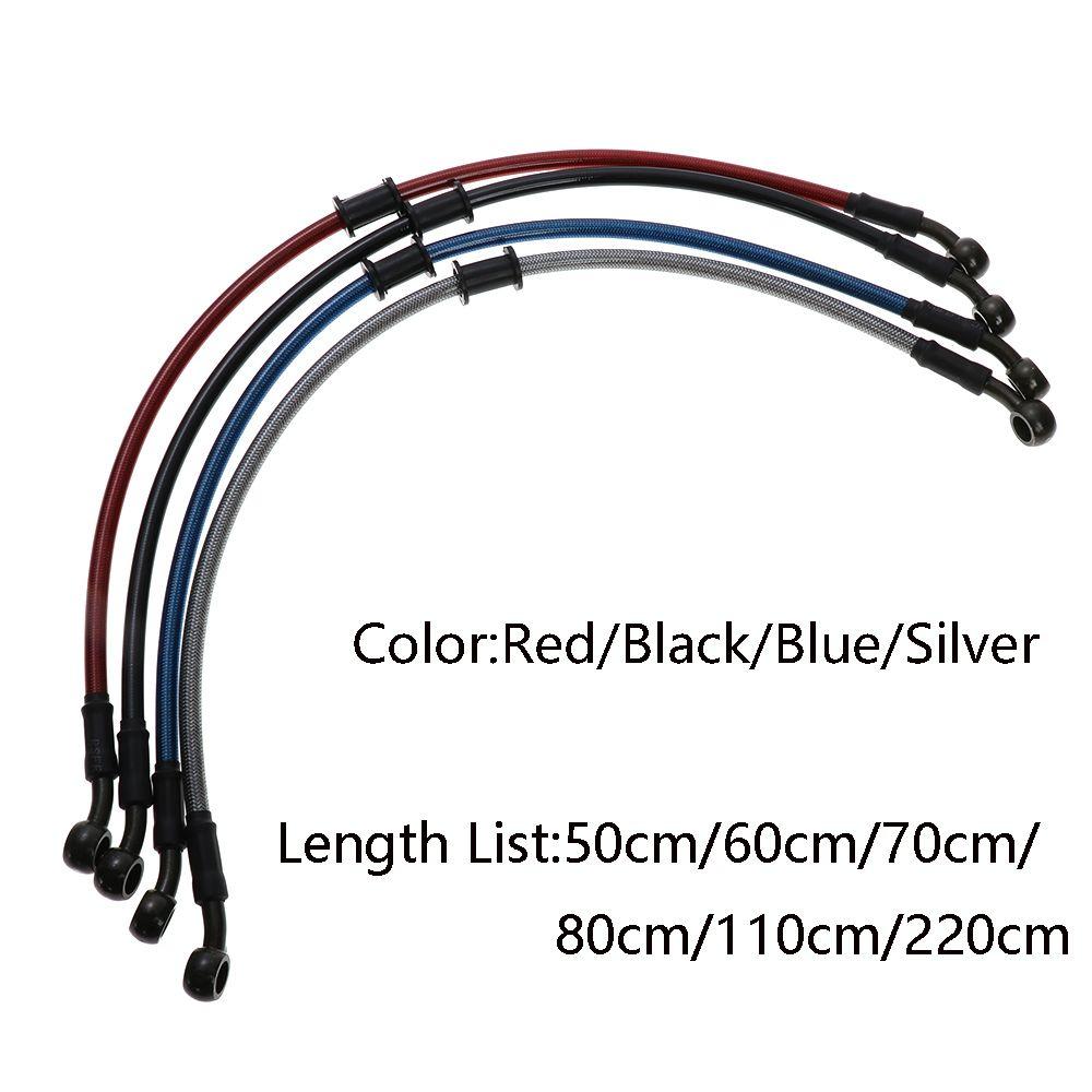 Stainless Steel Radiator Tube Reinforced Motorcycle Brake Line Clutch Hydraulic Pipe Oil Hoses
