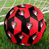 AFC Bournemouth Indoor Soccer Ball Size 5 Colorful All Ages Machine Stitched PVC Competition Ready Durable High-Bounce