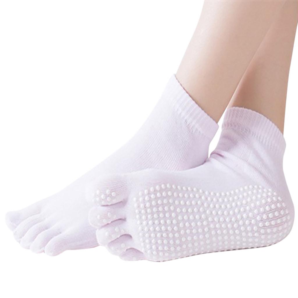 Fahion Women Slip Finger-separated Yoga Socks Sport Ballet Dance Socks