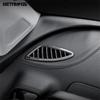 Front Air Conditioner Vent Outlet Cover Trim For Kia Sportage NQ5    2024 Carbon Fiber Frame Interior Accessories