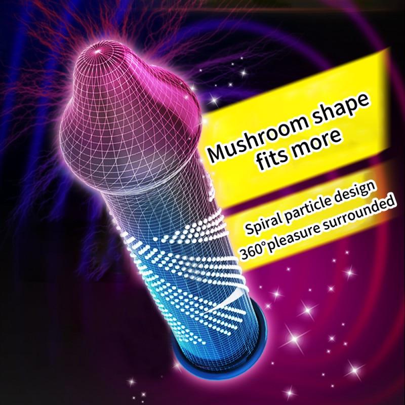 Buy GSpot Condom For Big Glans Spike Condoms Ridded Penis Sleeve Cock