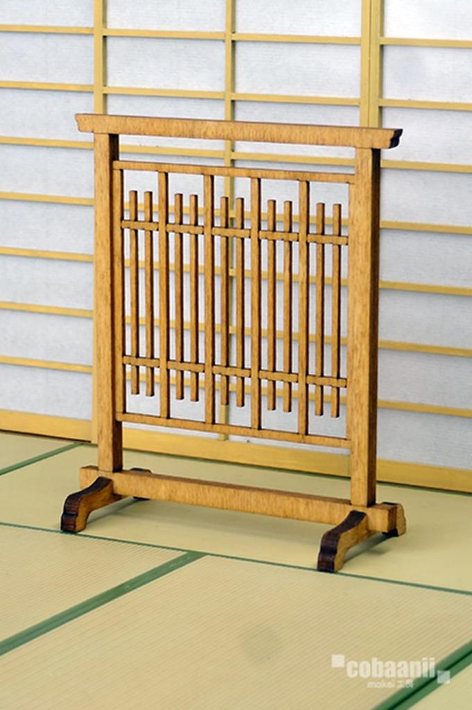 Kobaani Model Studio Japanese Modern Screen 2 Assembly Kit 1/12 WZ-011