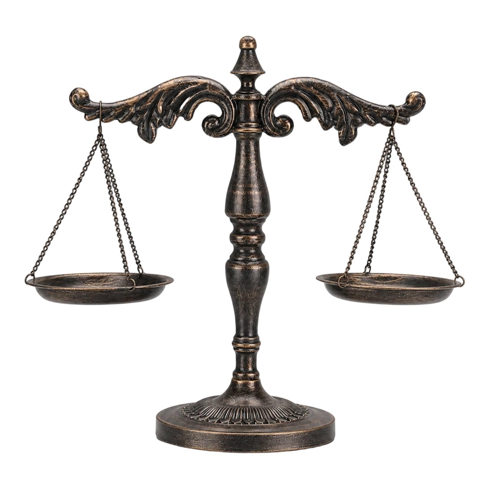 Balance Scale Vintage-Weighing Apparatus Ornament bronzas