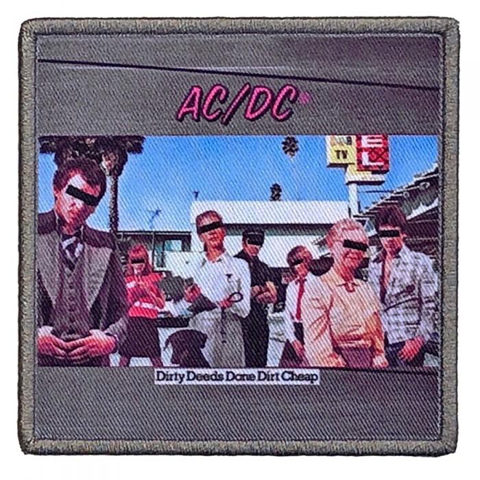 AC/DC Dirty Deeds Done Dirt Cheap Standard Iron On Patch