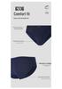 Men's Plus Size Red Cotton Breathable Underwear for Middle-Aged and Elderly