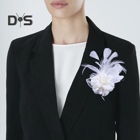 

Износостойкая булавка для значка Привлекательная модная свадебная цветочная брошь