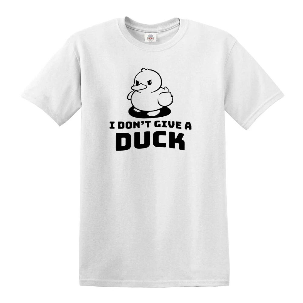 I dont give a duck funny mens ladies tshirt party joke christmas gift tshirt 2XL