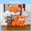 Teddy Plaid Bowknot Bear Sheep Fox Rabbit Plush Toy Stuffed Animal Doll Gift