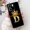 For OPPO A5x 4G Case CPH2725 Cover Luxury Crown Letters Soft Silicone Transparent Phone Cases For OPPO A5x Coque A 5x 2025 Funda