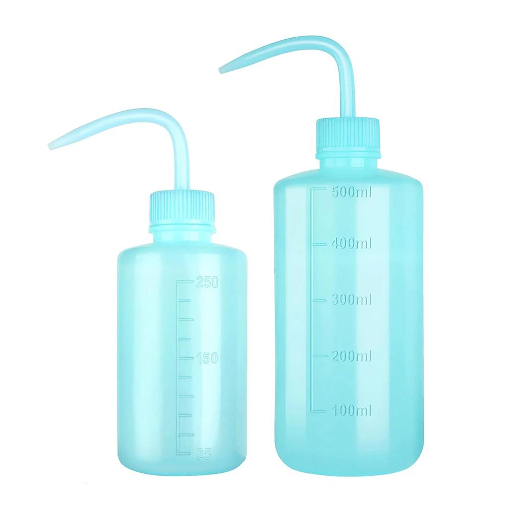 250ml/500ml Tattoo Diffuser Squeezes Bottle White Plastic Soap Washing Cleaning Lab Squeezes Bottles for Chemistry Industry