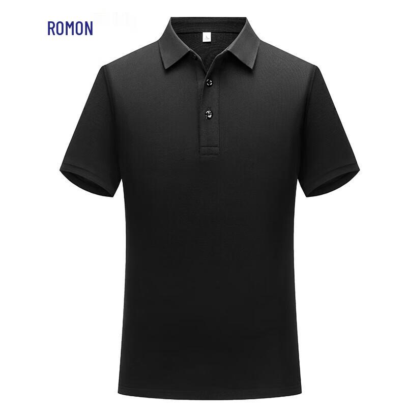 Romon Unisex Premium Cotton Polo T-Shirt L